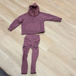 Zara  Dusty Purple Hoodie and Leggings Set